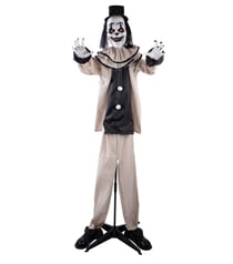Automate Clown sur pied - animé, sonore, lumineux - 160cm