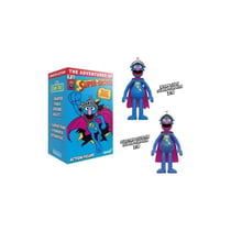 1, rue Sésame - Figurine ReAction Super Grover W/Chase - Super7