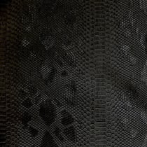 Simili cuir Comodo Noir - Par 50 cm