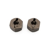 Hexagone de roue Arrière en alu (x2) Hobbytech REV-BX025