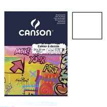 CANSON Cahier à dessin, uni, 125 g/m2, 240 x 320 mm,