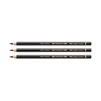 Lot de 3 crayons de couleur - Noir - 199 - Polychromos Faber-Castell