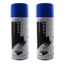 Lot de 2 bombes de peinture - bleu mat - AMT