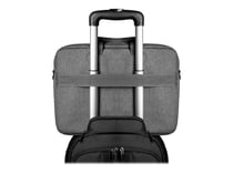 PORT Designs Sacoche PC pour ordinateur portable design et compacte avec sangle de trolley ECO YOSEMITE 15.6 pouces grise