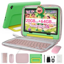 Tablette enfants KOTSREN Android 15 - Vert - 10.1 pouces