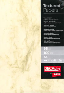 Papier texture marbre marron A4 95 g 100 feuilles