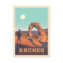 Affiche 50x70 cm - Arches National Park - Olahoop Travel Posters