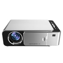 Mini Vidéoprojecteur LED 2000 Lumens Android 7.1 Quad Core 1GB+8GB Haute Résolution Argent YONIS