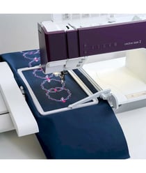 Cadre à broder Endless Hoop II - 180 x 100 mm - 820893096 - Pfaff Blanc