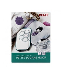 Cadre à broder Petit Square Hoop - 80 x 80 mm - 821006096 - Pfaff Blanc