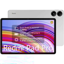 Xiaomi Redmi Pad Pro - Tablette Android, écran 12.1 pouces (30.7 cm), WiFi 6 / Bluetooth 5.2 + RAM 6 Go + stockage 128 Go + batterie 10000 mAh + Snapdragon 7s Gen 2 + caméra principale 8 mpx - Vert