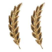 Motif de cire: Epi, or, 0,9x3,8cm, 2 pces