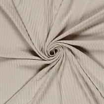 Tissu Jersey Viscose côtelé lourd Oréa uni Taupe