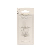 Epingles extra longues à tête ronde perlée x4