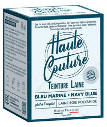 Teinture pour Laine, Soie, Polyamide 300g - Haute Couture : Longue Tenue & Facilité d'Utilisation Bleu Marine