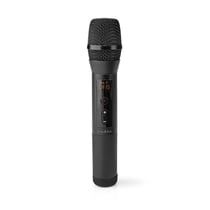 Nedis Kit Microphone sans Fil Cardioïde 20 Canaux avec Contrôle du Volume Noir
