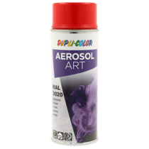 Spray de peinture - Rouge trafic - RAL 3020 - Brillant - Tous supports - Aérosol Art