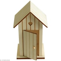 Cabine de plage en bois 14 cm x 2