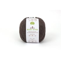 DMC - Fil Coton Recyclé Eco Vita 3mm 100g Tricot et Crochet Col. 011 marron