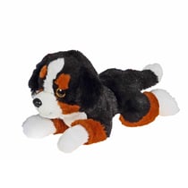 Peluche - Peluche Chien YAGO - Le Bouvier Bernois – Noir Marron et Blanc – 24 cm