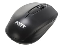 PORT Designs PREMIUM PACK Sacoche PC pour ordinateur portable avec souris sans fil 2en1 USB-A & USB-C 14/15.6 pouces noire