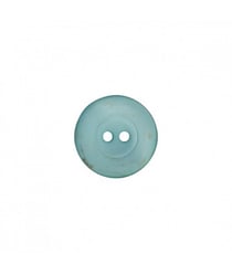 Carte de 4 boutons chemise 2 trous turquoise 12mm - Union Knopf Vert