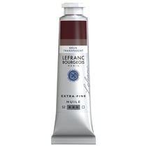 Peinture à l'huile - Extra-fine - Brun transparent - 110 - Lefranc Bourgeois - 40ml