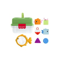 Fisher-Price Boîte de rangement et tri de formes Forêt Amis : pêche au filet