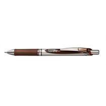 Stylo Energel - Pointe moyenne - 0.7mm - Marron - Pentel