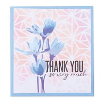 Pochoirs superposables fleurs - Sizzix