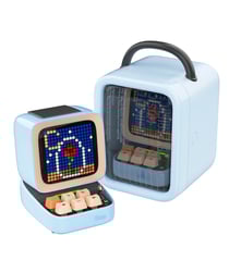 Enceinte Bluetooth Retro PC Pixel Art Ditoo-Pro Bleu - Divoom