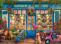 Puzzle 1000 pièces - Livres et café - Gary Walton - Eurographics