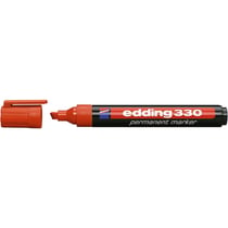 Marqueur - Rouge - Indélébile - Permanent - Pointe biseautée 1-5mm - Edding 330