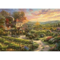 Puzzle 2000 pièces - Thomas Kinkade - Dans le Vignoble - Schmidt Spiele