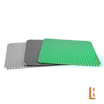 Jeux De Construction - Wange - Baby - La Plaque De Construction 24x24 Tenons - Vert Foncé - Dark Green