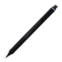 Tombow MONO graph Fine – Porte-mine noir, trait 0,5 mm, dureté HB, gomme intégrée, rechargeable, grip métal à toucher doux [SH-MGF11]