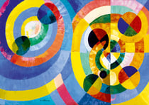 Puzzle 1000 pièces - Robert Delaunay - Circular Forms, 1930 - Bluebird Puzzle