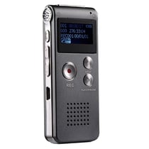 Dictaphone Professionnel USB Avec Enregistreur Vocal, Lecteur MP3 WAV et Fonction VAR