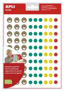 Gommettes Sourire mini 12 feuilles