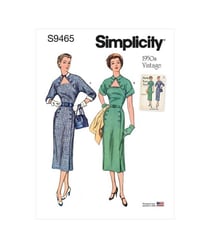 Patron Simplicity 9465 - Robe pour jeunes filles taille n°FR 34-42