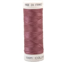 Fil à coudre polyester 100m made in France - rose blush 247