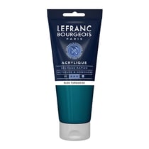 Peinture acrylique - Bleu turquoise - 050 - Fine - Lefranc Bourgeois - Tube 200ml
