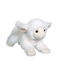 Peluche - Peluche Agneau douceur beige - 20 cm