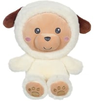 Peluche Chien Hoody Pets-  - Creme,24 cm
