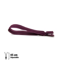 Fermeture éclair Z45 - Séparable 4mm - 45 cm