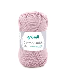 Fil à tricoter COTTON QUICK UNI - Gründl - PPSC - certifié Oeko-Tex 174 Violet