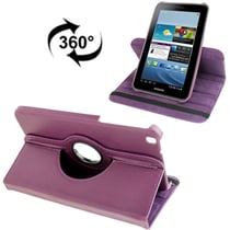 Housse Samsung Galaxy Tab 3 8' T3100 Mode Portrait Paysage Rotation 360° Violet YONIS