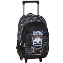 Sac à dos à roulettes Minecraft Skeleton Behavior 44 CM - 2 compartiments