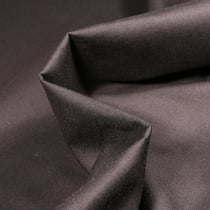 Tissu Popeline de coton mercerisé uni Elise Noir - Par 50 cm