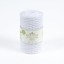 DMC - Fil Coton Recyclé Eco Vita 4mm 250g Col. 100 Blanc